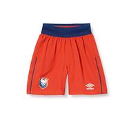 Umbro Replicas SM Caen Short Mixte Enfant, Rouge/Submarine, FR : Taille Unique (Taille Fabricant : 162)