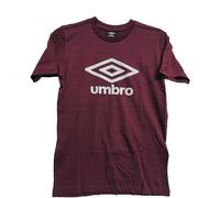 Umbro Response Logo T-Shirt Childrens Nouveau Claret 7 - 8 ans Unisex