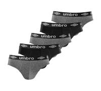 Umbro Slip Homme 100% Coton, sous-vêtements Homme, Ajustement Parfait, Agréable et Naturel (Lot de 5)