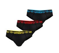 Umbro Slip Homme Coton, Lot de 3 | Homme, Coupe Ajustée, Stretch, Maintien Optimal, Ceinture Large, Usage quotidien