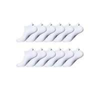 UMBRO Socquettes Sportswear Homme Anti-irritation, Chaussette Homme, Durable, Soft Touch (Lot de 12), Blanc, 39-42
