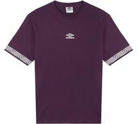 Umbro T- Shirt Supporter Style Sport, Violet/Blanc, M Homme