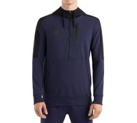 Umbro - Sweat à capuche mi-zip pour homme "Terrace" UO2355 (S) (Manteau court/noir)