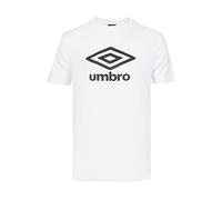 Umbro T-Shirt Coton Big Logo Homme, T-Shirt, Blanc 19h, 2XL