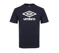 Umbro T-Shirt Coton Big Logo Homme, T-Shirt, Marine 19h, 2XL