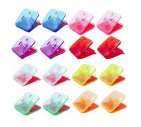 UMCHU 16 Pièces Clips muraux auto-adhésifs en plastique,Clips en Plastique Auto-adhésifs,Clips de Photo en Plastique,pour Photo Affiche de Bureau à Domicile(8 Couleurs)