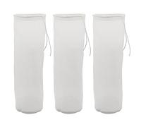 UMCHU 3 Pièces 200 mesh Filtrant en Mailles de Nylon Fines,Sac à Lait de Noix,pour lait de noix végan,lait d'amandes,jus de fruits,café,fromage,vin(25 * 7cm)