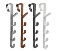 UMCHU 4 Pièces Porte Manteau pour Porte,Patère de Porte à Suspendre Salle de Bain,pour Chambre Salle de Bain Bureau Cuisine(Quatre couleurs)