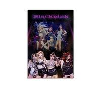 UMCHU BlackPink Lisa Jennie Jisoo Rose Poster décoratif sur toile pour salon, chambre à coucher, art mural, impression photo, moderne, décoration de salle familiale, 60 x 90 cm