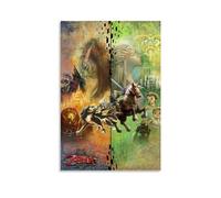 UMCHU The Legend of Zelda Twilight Princess Poster décoratif sur toile Art mural pour salon, chambre à coucher, art mural, impression photo, décoration moderne pour salle familiale, 20 x 30 cm