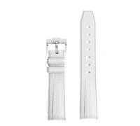 UMCNVV Pour Omega X Swatch Joint MoonSwatch Bracelet Seamaster 300 hommes femmes 20mm caoutchouc Silicone extrémité incurvée Bracelet(WS)