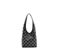 UMCNVV Style punk embelli double face rivet rond incrusté niche luxe sac seau chic femme aisselles grande capacité sac à bandoulière, 5, Taille unique