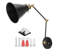 UMDHAIYI Applique murale E27 vintage industrielle en métal avec bras réglable, lampe de lecture de chevet AC85-265 V