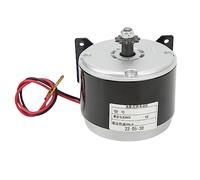 UMDHAIYI Générateur à aimant permanent DC brossé haute vitesse, corps en alliage d'aluminium, pour vélo électrique DIY, poulie en métal, bobine entièrement en cuivre, 12 V 2750