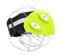 UMDHAIYI Gilet de sécurité réfléchissant pour le cyclisme et la course, conception en treillis LED haute visibilité, gilet léger, réglable, respirant et respectueux de (Jaune L)