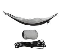 UMDHAIYI Hamac de Camping Double avec Sangles, Nylon Portable pour Les Voyages en Plein air, Tissu 210T léger et résistant aux déchirures, Peut contenir 250 kg, Sac de Transport