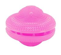 UMDHAIYI Jouets Puzzle pour Chien, pour Le développement du QI, Balle distributrice de friandises, Jouet à mâcher en TPR Durable, Jeu interactif pour Chiens de Petite, Moyenne et (Rose)