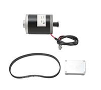 UMDHAIYI Moteur CC 24 V 120 W, alliage d'aluminium, pour vélo électrique DIY, courroie et contrôleur inclus, faible bruit, léger MY6812