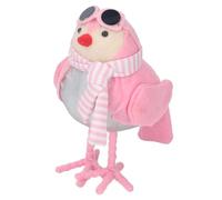 UMDHAIYI Ornement d'oiseau doux multifonctionnel, joli oiseau debout artificiel mignon pour fenêtres de noël (Lunettes Oiseau)