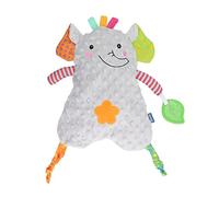 UMDHAIYI Peluche sucette pour bébé, aide à dormir relaxant avec texture en velours, dentition à mâcher, couverture de sécurité lavable, compagnon câlin pour (éléphantesse)