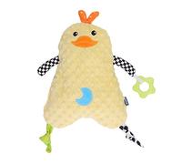 UMDHAIYI Peluche sucette pour bébé, aide à dormir relaxant avec texture en velours, dentition à mâcher, couverture de sécurité lavable, compagnon câlin pour (canard)