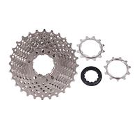 UMDHAIYI Plaque d'acier haute pression, placage nickel-chrome, conception creuse, légère, super résistante à l'usure, pour plateau 11-28T, changement de vitesse en douceur, (9S 11-28T)