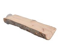 UMDHAIYI pour perchoir à Oiseaux, Support pour Perroquet, Jouet à mâcher en Bois de Pommier, poignée à Surface Rugueuse, matériel en Acier Inoxydable, Support de Cage à (7-8/18)