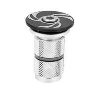 UMDHAIYI Protecteur de fourche de vélo de montagne, pour UMDHAIYI, alliage d'aluminium de haute qualité, acier inoxydable, réutilisable, empêche les dommages à la chambre à air, (Noire)