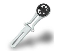 UMDHAIYI Support d'ordinateur de vélo pour Route, Alliage d'aluminium de Haute qualité, Angle de Vision réglable, Verrouillage sécurisé, Compatible avec Wahoo Bryton, Comprend Une (Titane)