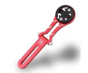 UMDHAIYI Support d'ordinateur de vélo pour Route, Alliage d'aluminium de Haute qualité, Angle de Vision réglable, Verrouillage sécurisé, Compatible avec Wahoo Bryton, Comprend Une (Rouge)