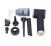 UMDHAIYI Ventilateur à turbine portable 50 000 tr/min, moteur sans balais à grande vitesse, plumeau à jet électrique 5 000 Pa, souffleur à sec avec 4 buses remplaçables pour voiture,