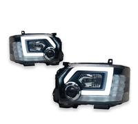 UMDJJU Feux Avant Voiture Pour Toyota Hiace 2005-2018 Ensemble De Phares À LED Pour Clignotants Séquentiels DRL Plug And Play Accessoires De Voiture Phare De Voiture Feux Avant Voiture