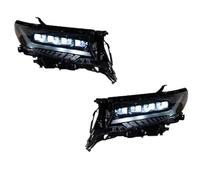UMDJJU Feux Avant Voiture Pour Toyota Pour Prado 2018-2023 Pour LED Voiture Lampe Frontale Projecteur Dynamique Quatre Lentilles Pour Vente Pour Chaude Accessoires Phare Feux Avant Voiture