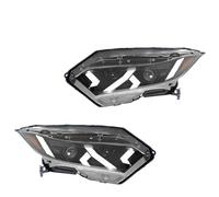 UMDJJU Feux Avant Voiture Pour Vezel Pour HR-V Pour XR-V 2019-2022 Feux De Voiture LED Pour Style Projecteur Lentille Accessoires Ensemble De Phares Automatiques Feux Avant Voiture