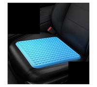 UMDJJU Lot Complet Housses Siège Voiture Coussin Gel Rafraîchissant Siège Nid d'abeille Absorbe Les Points Pression pour Automobiles Camions Voitures Bureaux(Blue 1PCS)