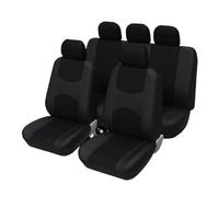 UMDJJU Lot Complet Housses Siège Voiture pour Wartburg 353 pour Touriste pour Vector M12 Housse Siège Voiture Appuie-tête DétachablesPolyestor Housses Universelles(Black Full Set)