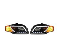 UMDJJU Pour A4 B7 2005-2008 Phares Plug And Play Avec Pour LED Pour Feux De Jour DRL Phares Avant 1 Paire Assemblage De Phares Feux Avant Voiture