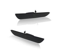 UMDJJU pour Ford pour Mustang pour Garde-Boue 2015-2018 Feux Position Latéraux Lentille Fumée Rouge LED 48-SMD Conception 3D Pare-Chocs Arrière Feu Freinage Antibrouillard Arrière(2015-2018)