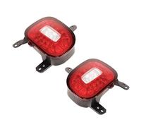 UMDJJU pour Jeep pour Renegade 2015-2019 Réflecteurs De Pare-Chocs Arrière Frein Rouge Feux Antibrouillard Recul Blancs 2 Pièces Feu Freinage Antibrouillard Arrière(Red Lens)