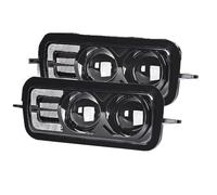 UMDJJU Pour Lada Pour Niva 4x4 1995+ Feux De Jour Clignotants Feu De Brouillard Pour Tout-terrain Pour Phare DRL Accessoires De Voiture Phare LED 12v Feux Avant Voiture(002)