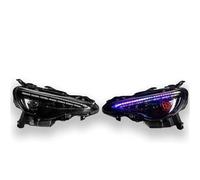 UMDJJU Pour Toyota GT86 Pour BRZ Pour Phare RVB 2012-2020 Projecteur Pour LED Lampe Frontale Feux Circulation Diurnes Accessoires Automobiles Feux Voiture Feux Avant Voiture(RGB)