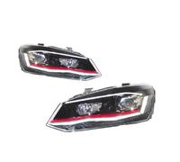 UMDJJU Pour VW Pour Polo 2019-2023 Lampes De Voiture LED Feux De Jour Clignotants Dynamiques Phares Feux Avant Voiture(For 2010-2018)