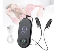 Umelee Appareil d'Aide au Sommeil pour Adultes, Appareil de Stimulation du Nerf Vague avec Pinces Auriculaires et Étui de Transport, Chargement USB