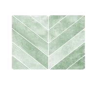Umelee Stickers Carrelage 28,7×22,9 cm, 3D Autocollants Muraux Adhésif Imperméables, Décoration pour Cuisine, Salle de Bain, Chambre, Bureau, Restaurant, Meubles (Vert, 20 Pièces)