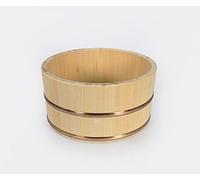 Umezawa Bois Seau De Bain Japonais - Le Style Onsen Caddie De Douche pour Vos Essentiels Bain-Temps, Fait avec Résistant à l'eau Hinoki Bois De Cyprès