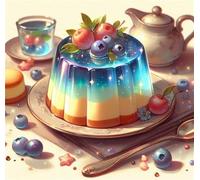 Umfarvt 5D Blueberry Jelly Diamond Painting Kits for Adults Kids,DIY Square Full Drill diamond art painting kits,Canvas Embroidery Diamond Art Craft for Home Wall Decor 40x40cm