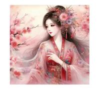 Umfarvt 5D Classical Beauty Diamond Painting Kits for Adults Kids,DIY Round Full Drill diamond art painting kits,Canvas Embroidery Diamond Art Craft for Home Wall Decor 50x50cm