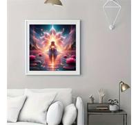 Umfarvt 5D Lotus Pond Diamond Painting Kits for Adults Kids,DIY Round Full Drill diamond art painting kits,Canvas Embroidery Diamond Art Craft for Home Wall Decor 70x70cm