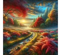 Umfarvt 5D Trees Plants Diamond Painting Kits for Adults Kids,DIY Square Full Drill diamond art painting kits,Canvas Embroidery Diamond Art Craft for Home Wall Decor 30x30cm