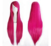 Umi Sonoda Ruka Jabami Yumeko 80 cm noir blanc rouge violet rose 19 couleurs droites longues perruques synthétique Cosplay perruque de cheveux + bonnet de perruque n ° 12